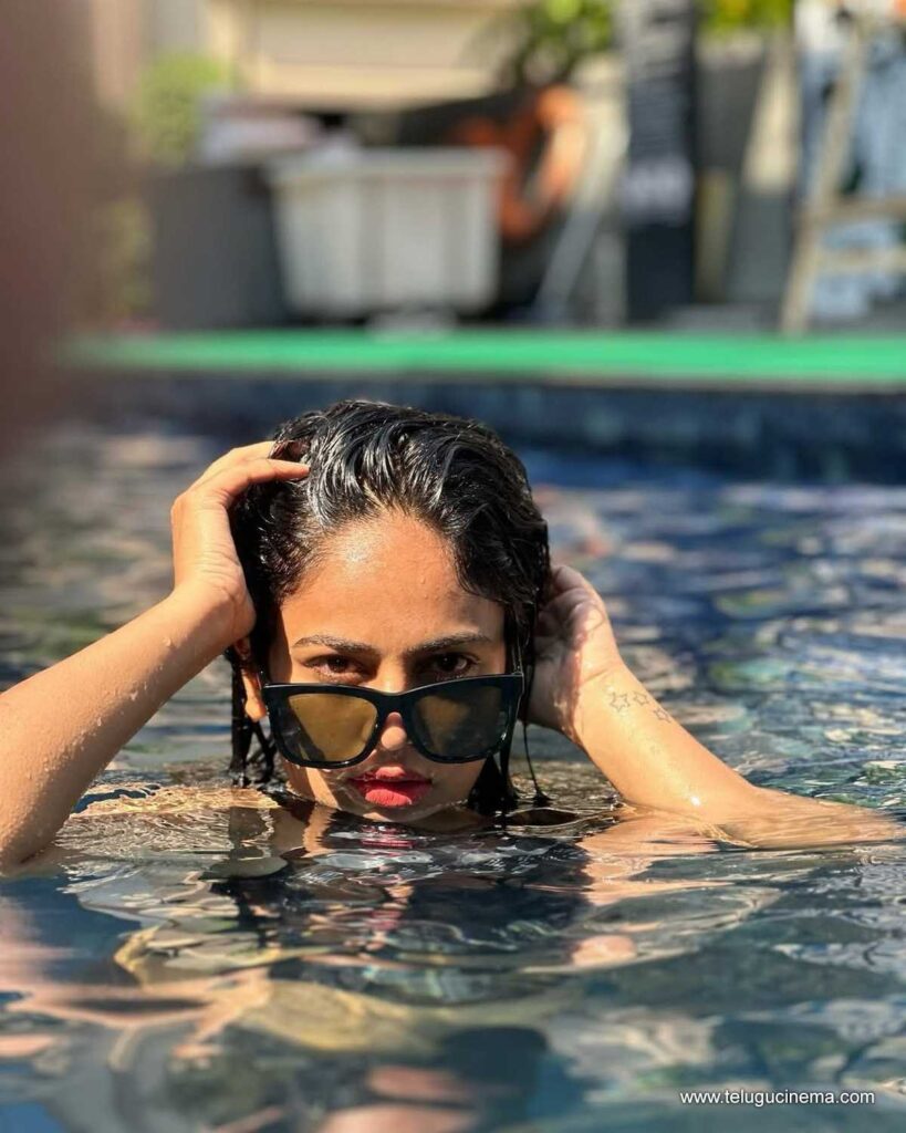 Nandita Swetha in a Pool