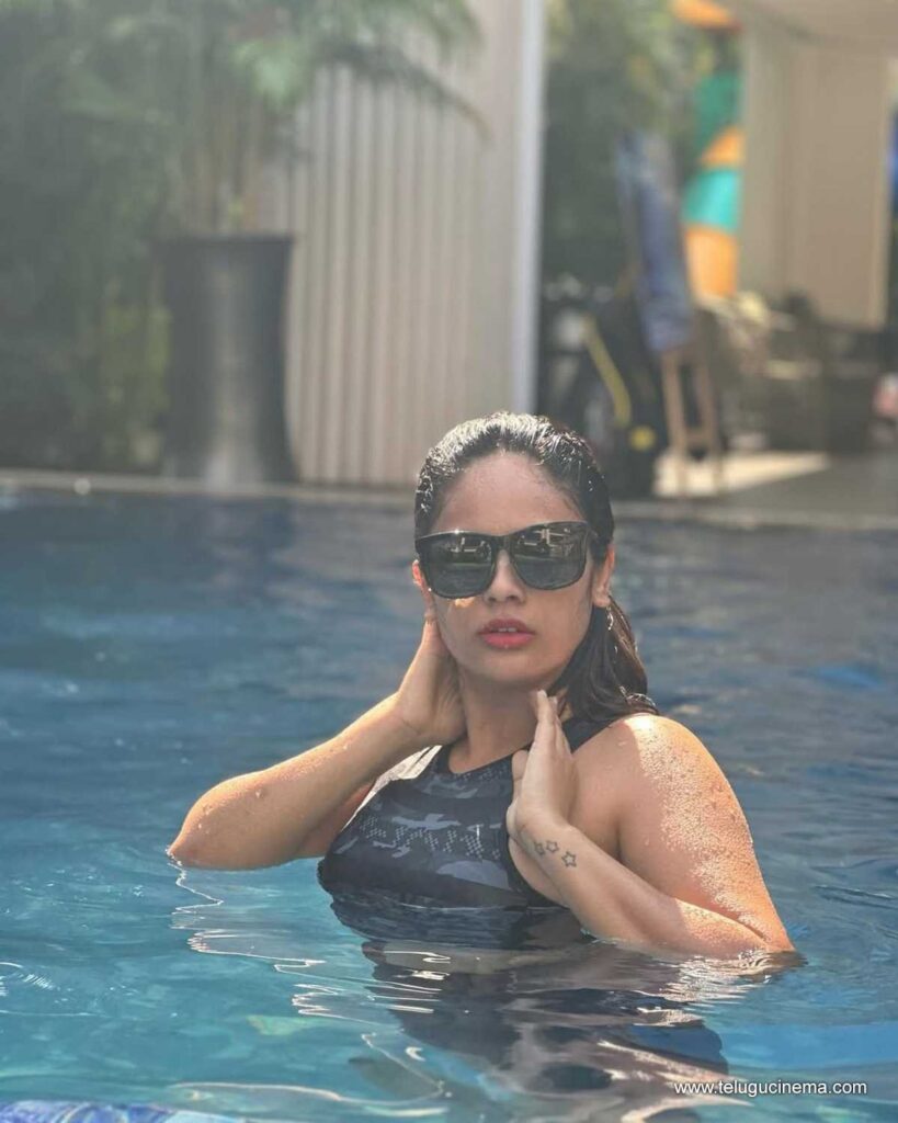 Nandita Swetha in a Pool