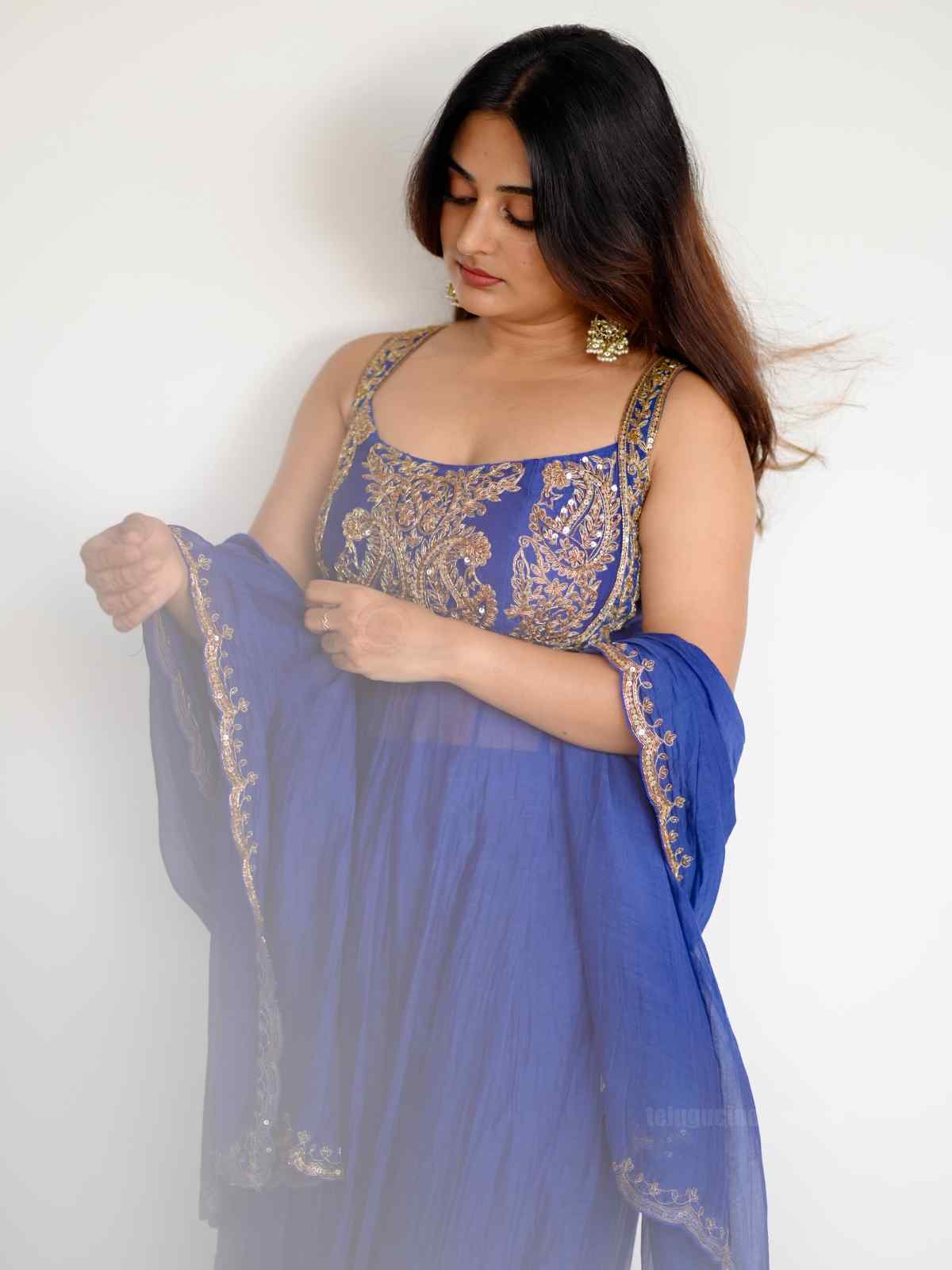 Esther Anil embraces traditional elegance