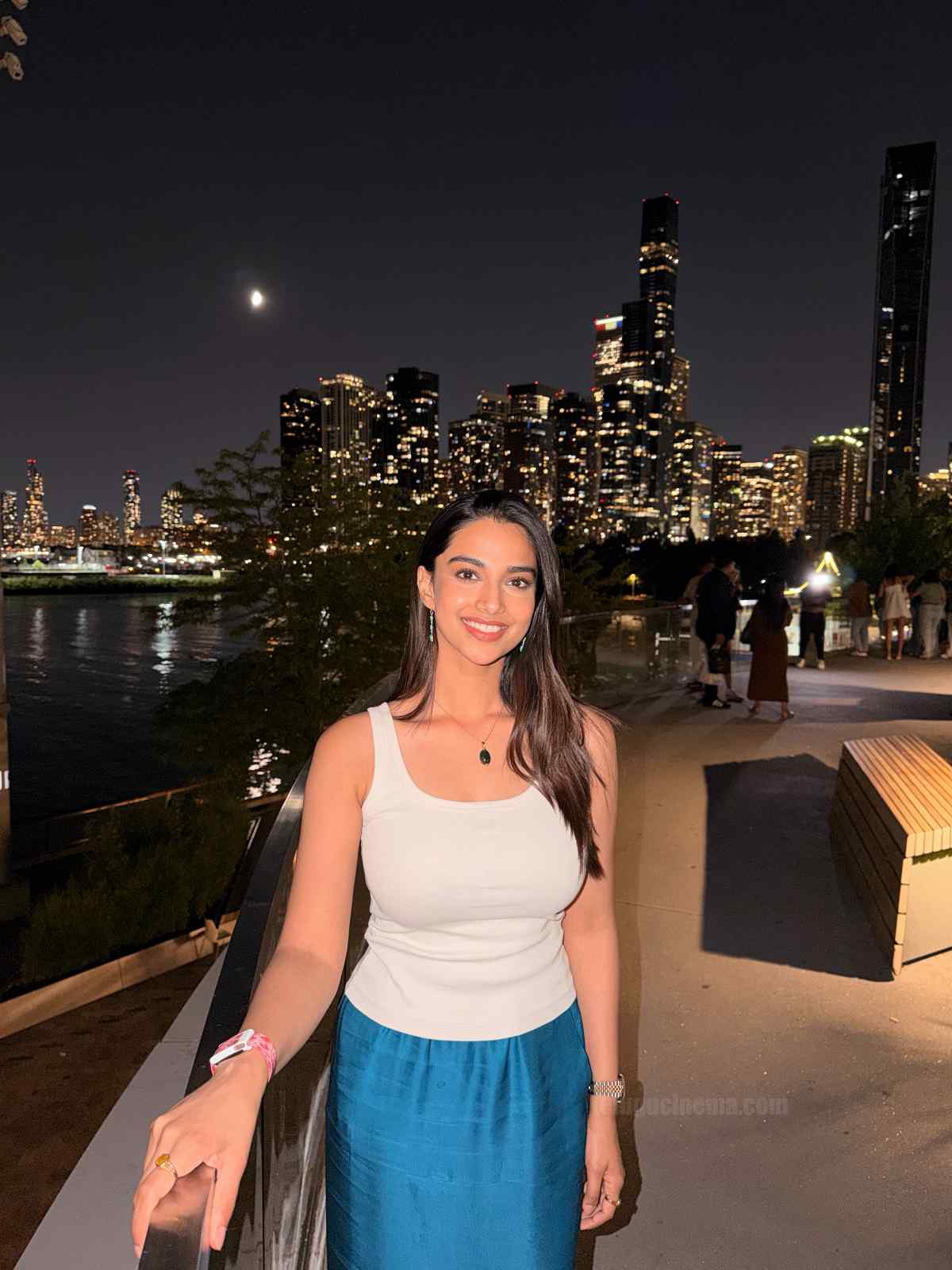 Meenakshi Chaudhary enjoys Chicago during her USA trip