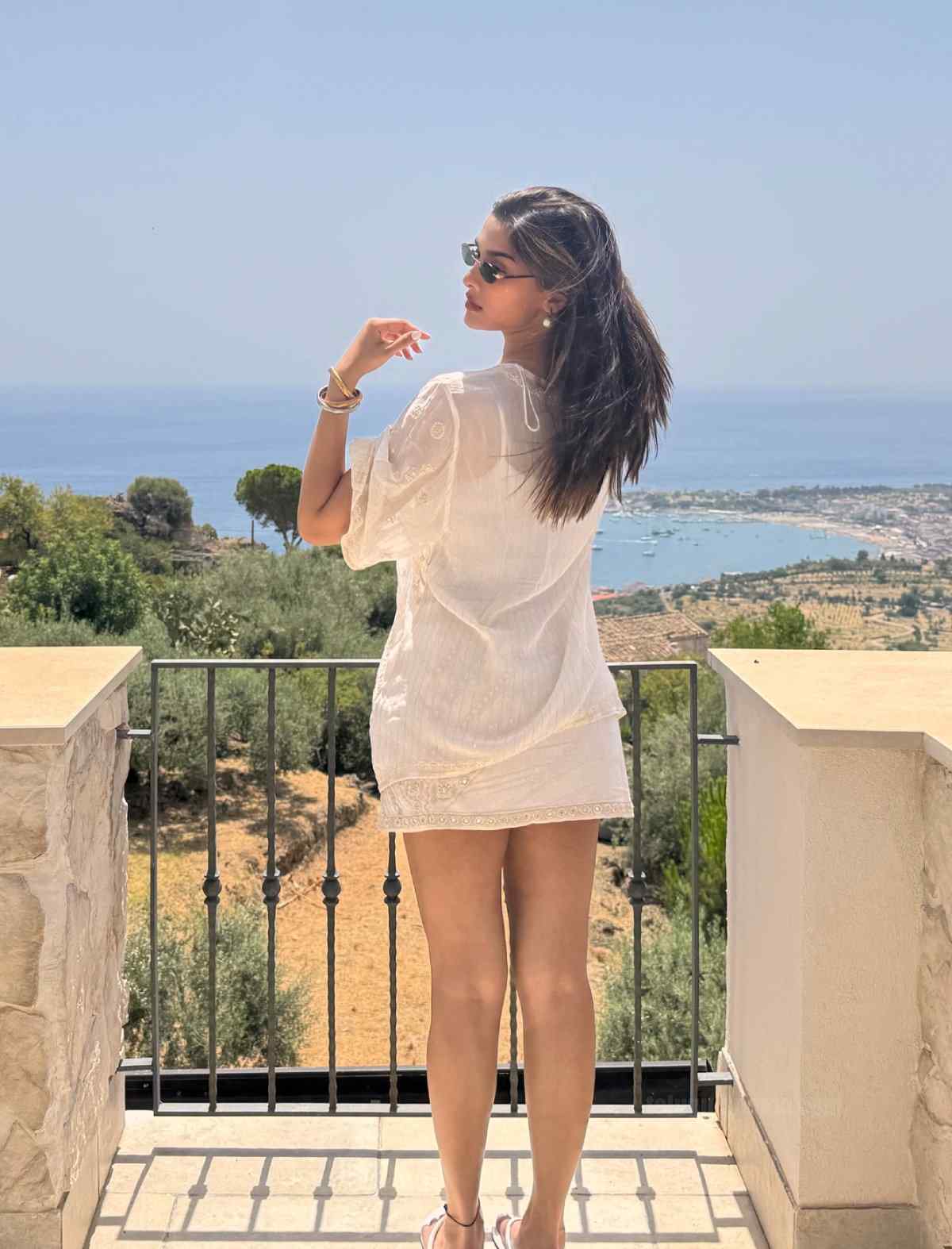 Saiee Manjrekar in Sicily