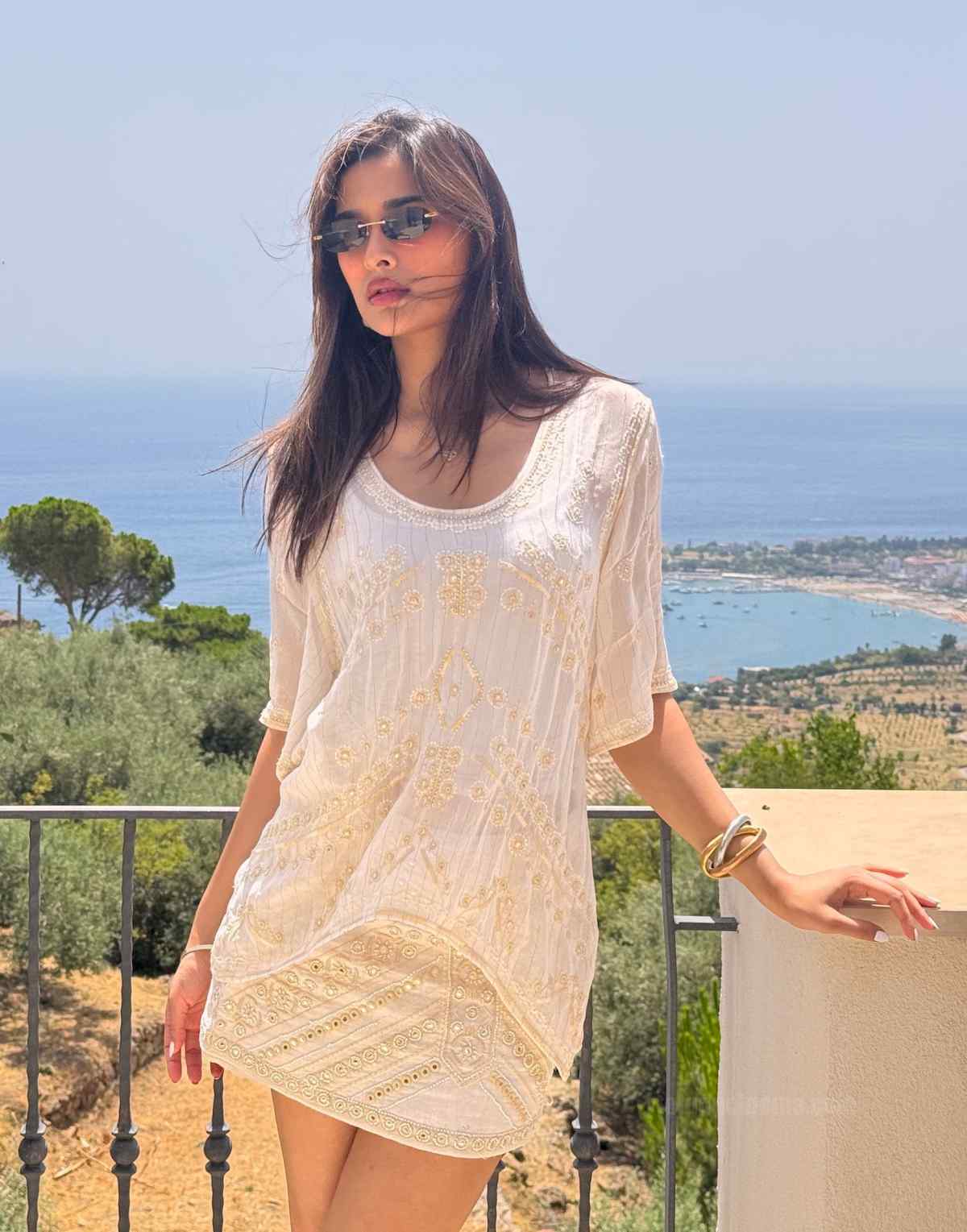 Saiee Manjrekar in Sicily